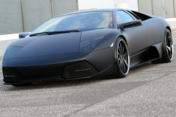 Murcielago black in matte finish