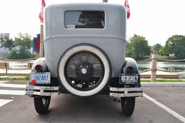 Vieille Ford, Ford modèle, vue arrière