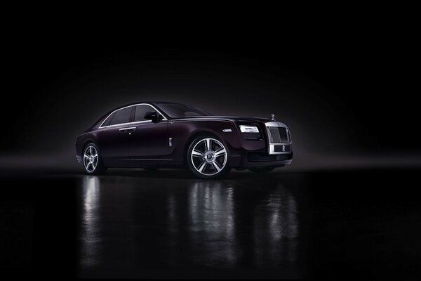 Coche Rolls Royce color negro