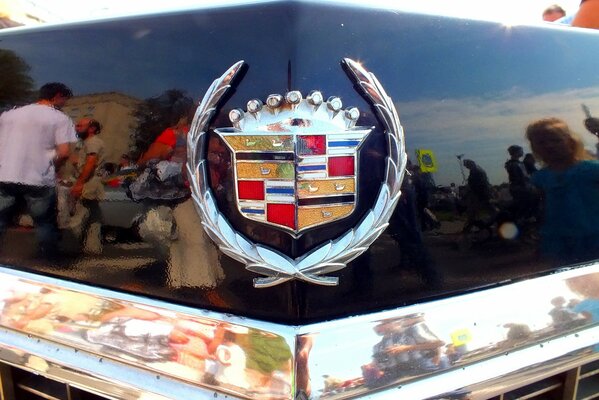 Emblem des Autos Cadillac von 1956