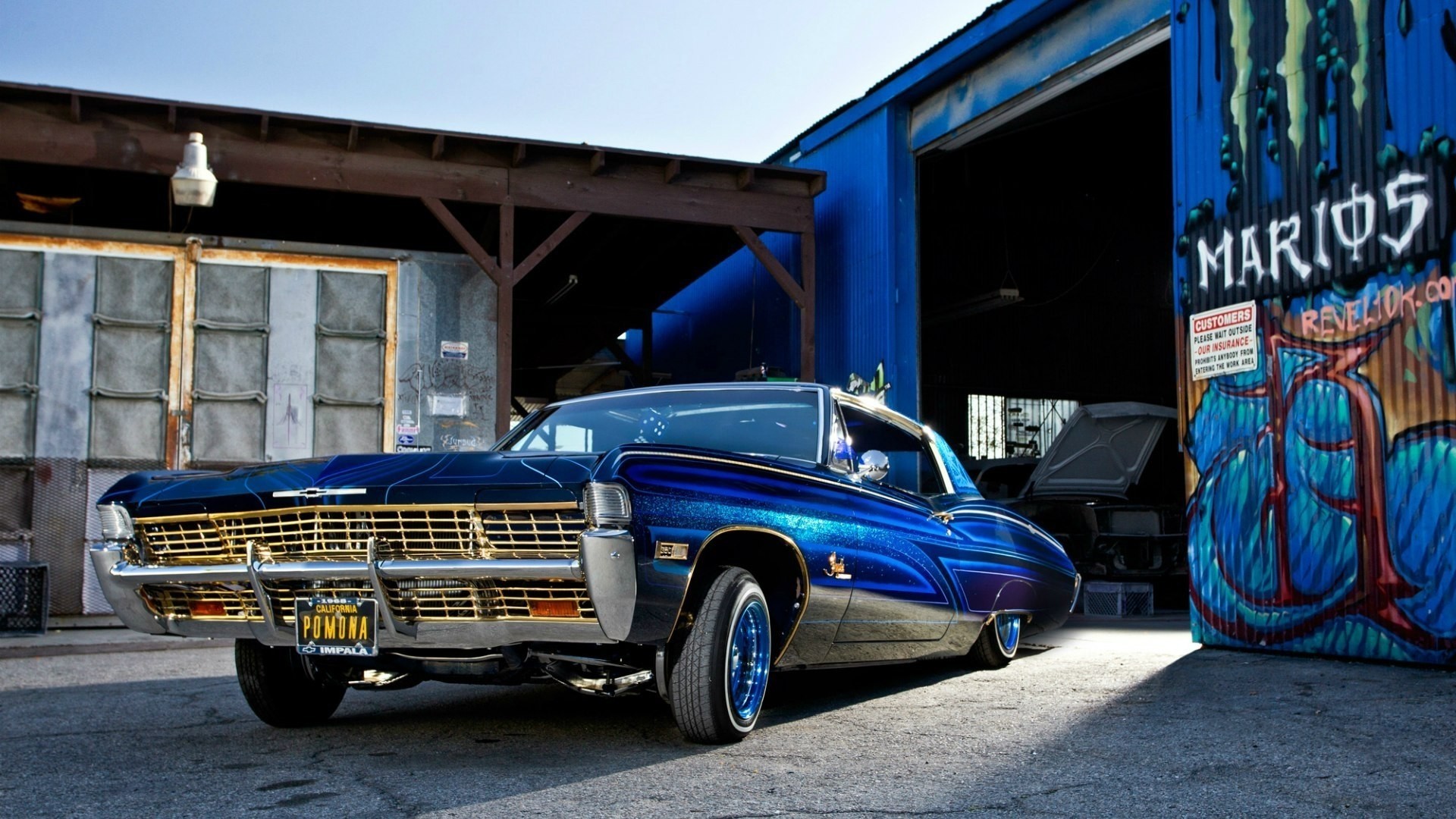 blue classic chevy beautiful cool