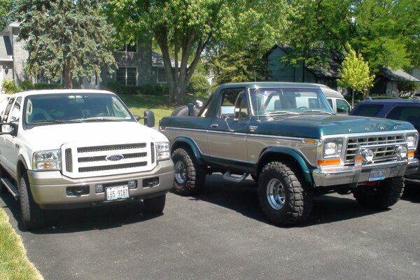 Ford trucks, ranger in the parking lot