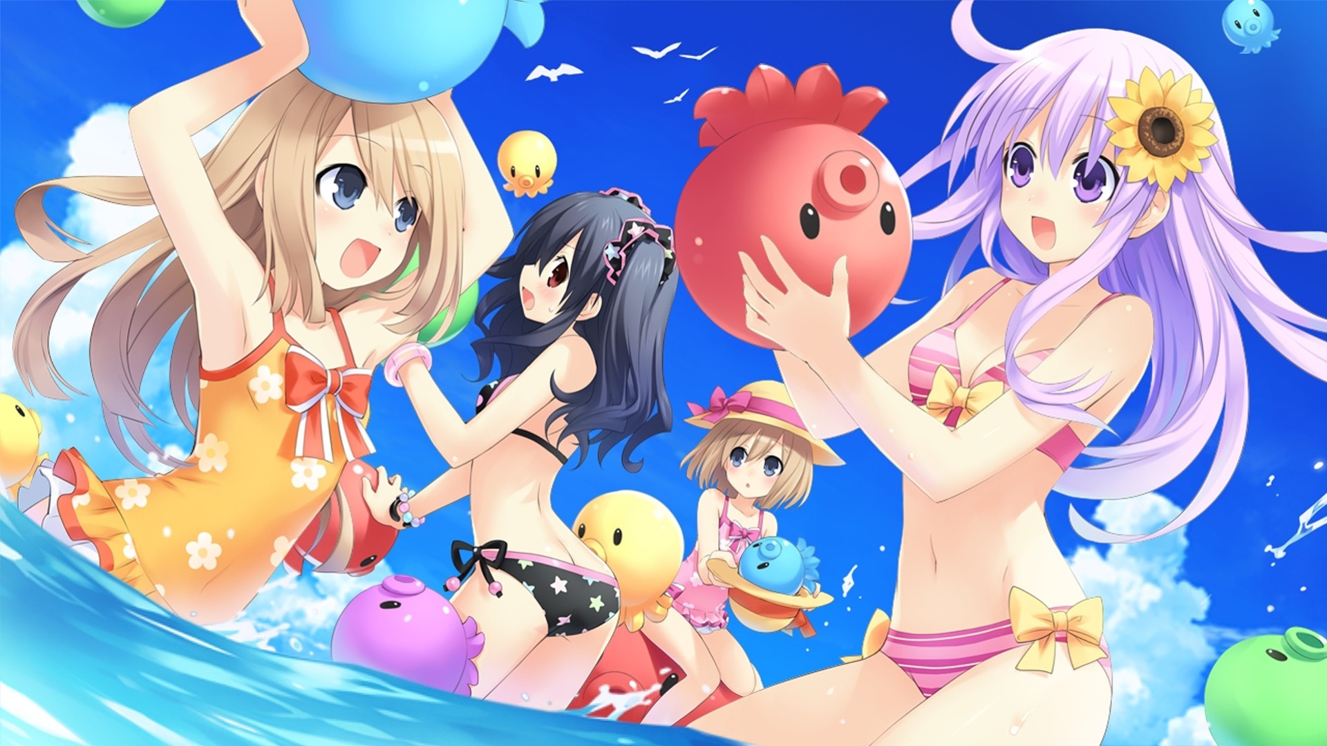 nepgear bikini carnero traje de baño yuni hyperdimension neptunia mk2