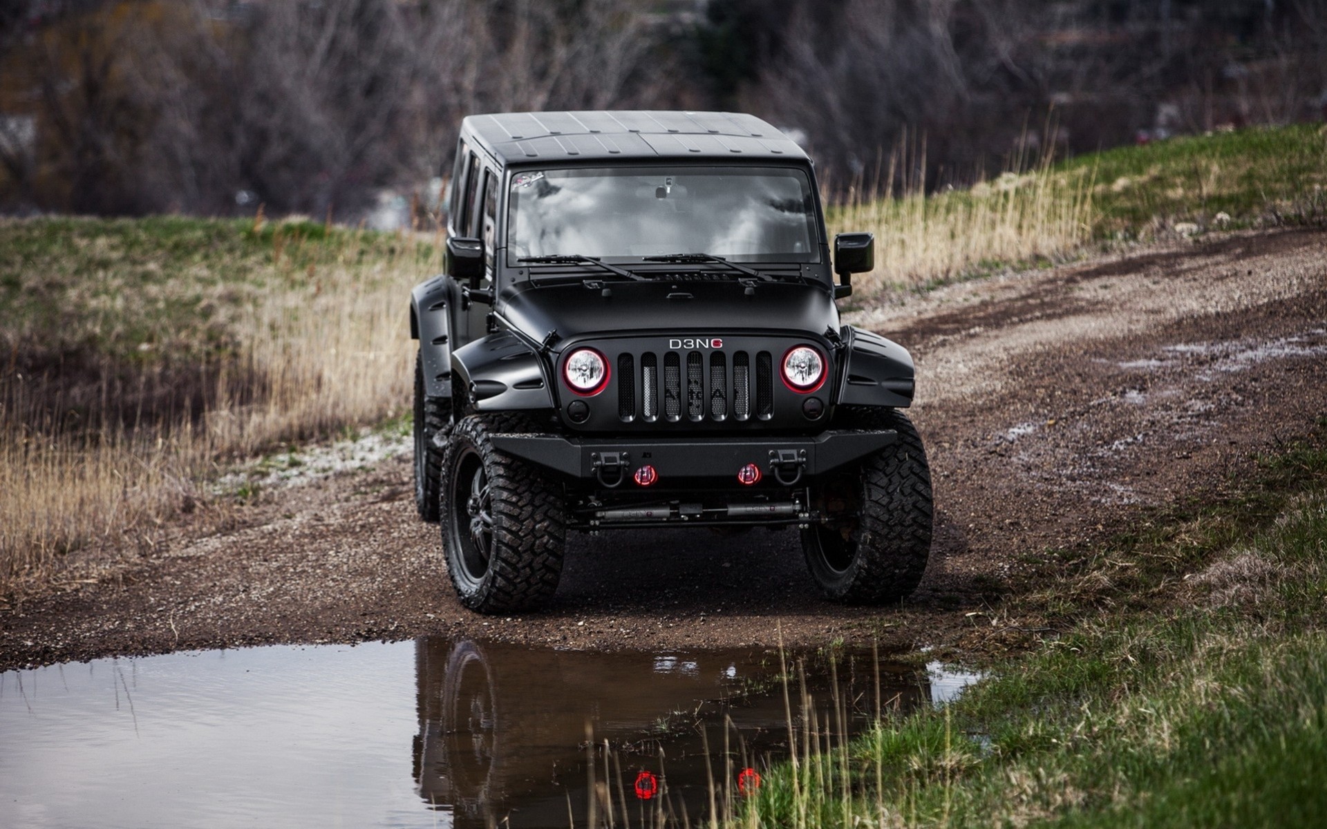 jeep eau nature hors route boue