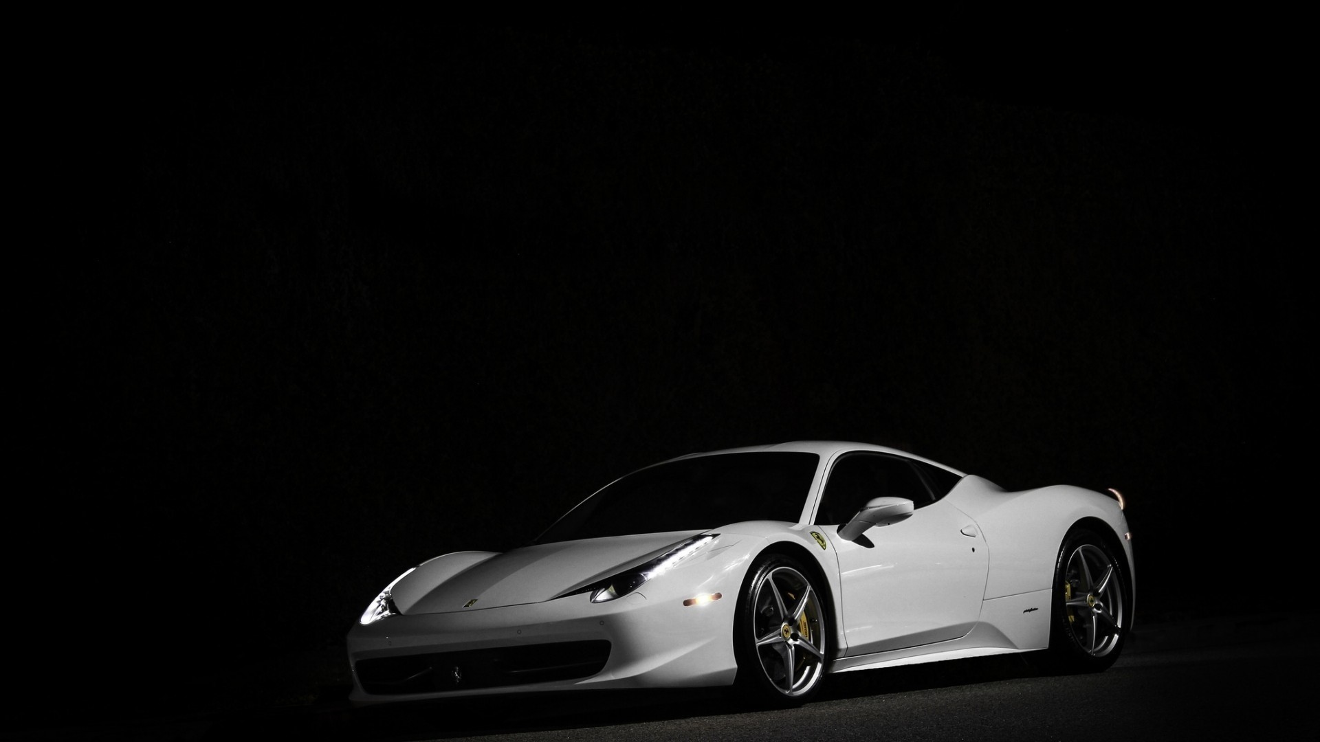 voiture blanc pneus ferrari roues