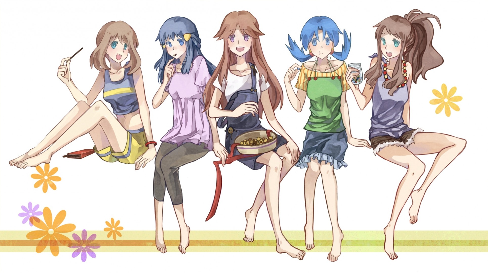 barefoot touko pokemon crystal food