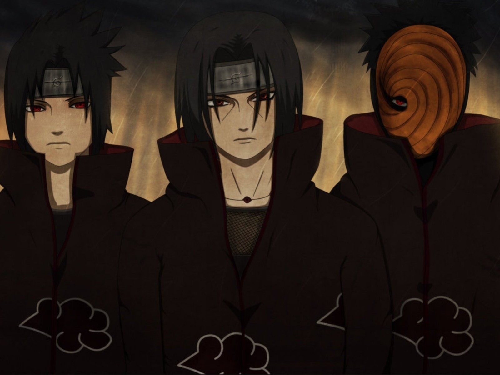 krótkie włosy czarne włosy uchiha itachi ninja toby maska sasuke czerwone oczy