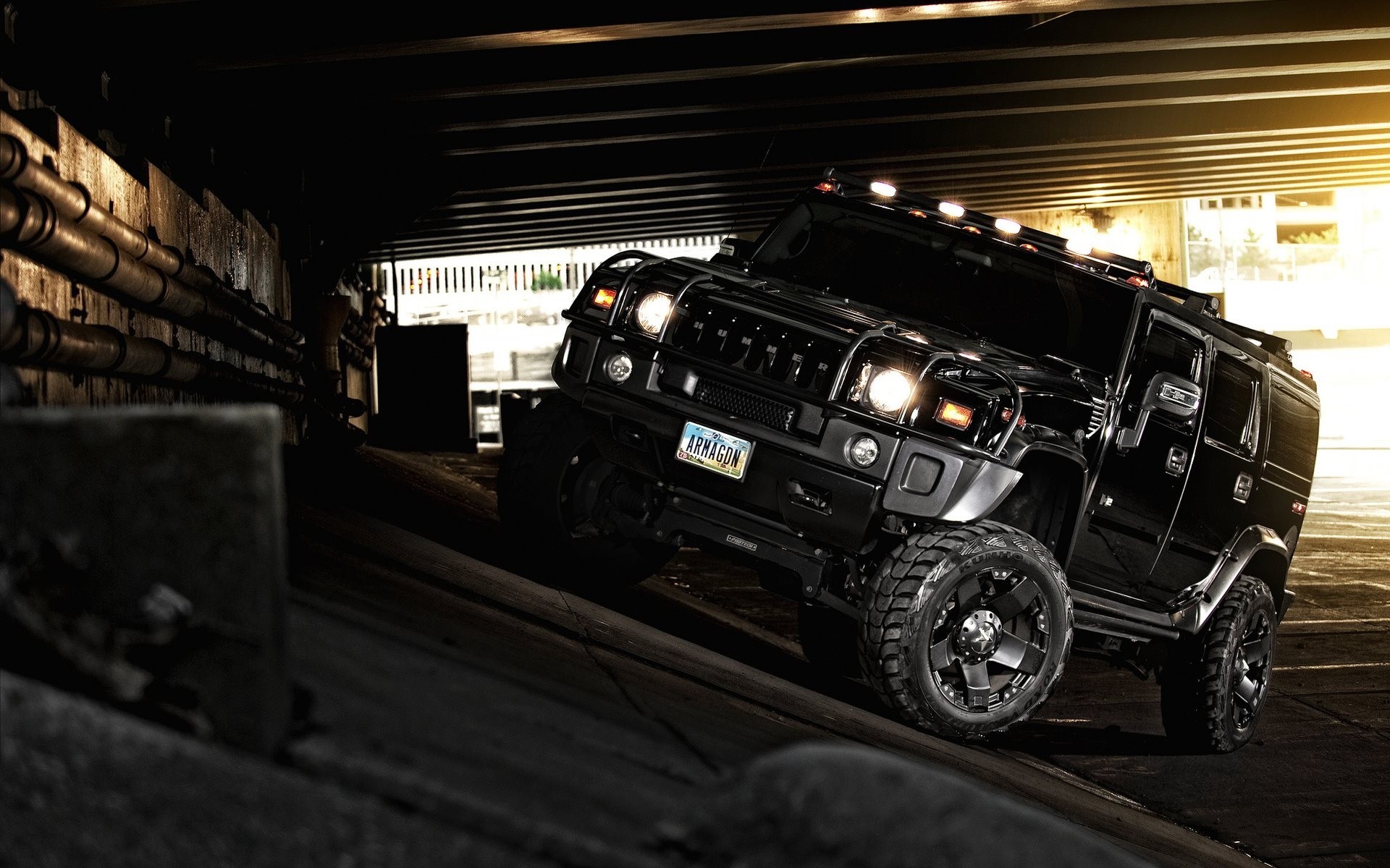 off-road hummer suv hammer schwarz