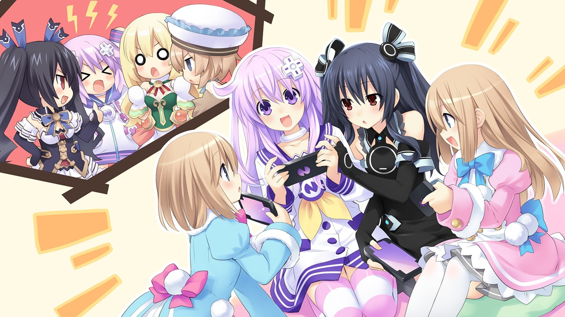 nepgear нептун баран нуар yuni hyperdimension neptunia mk2