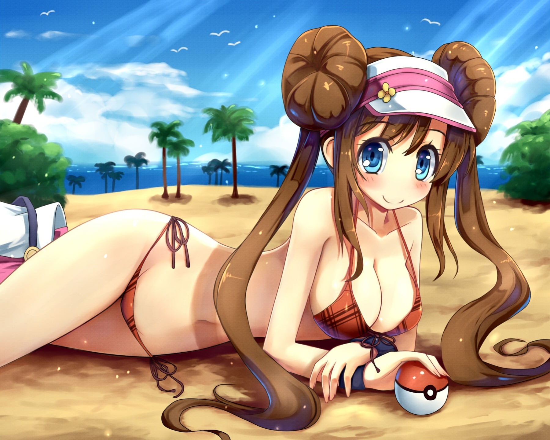 long hair bikini swimsuit tagme twintail