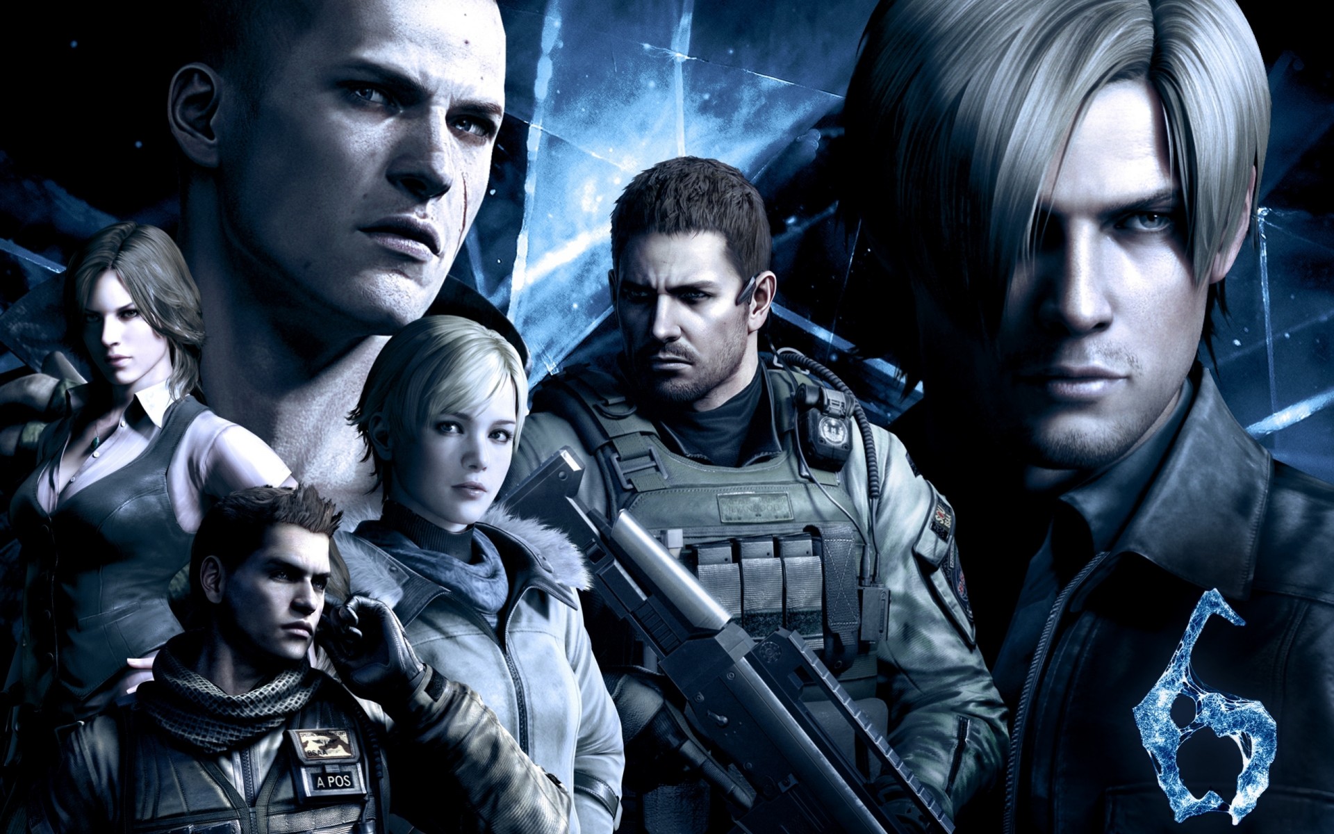 forteresse volante cheveux blonds armes chris redfield jake mueller