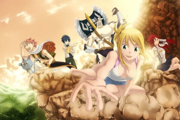 Anime natsu dragneel und lucy heartfilia