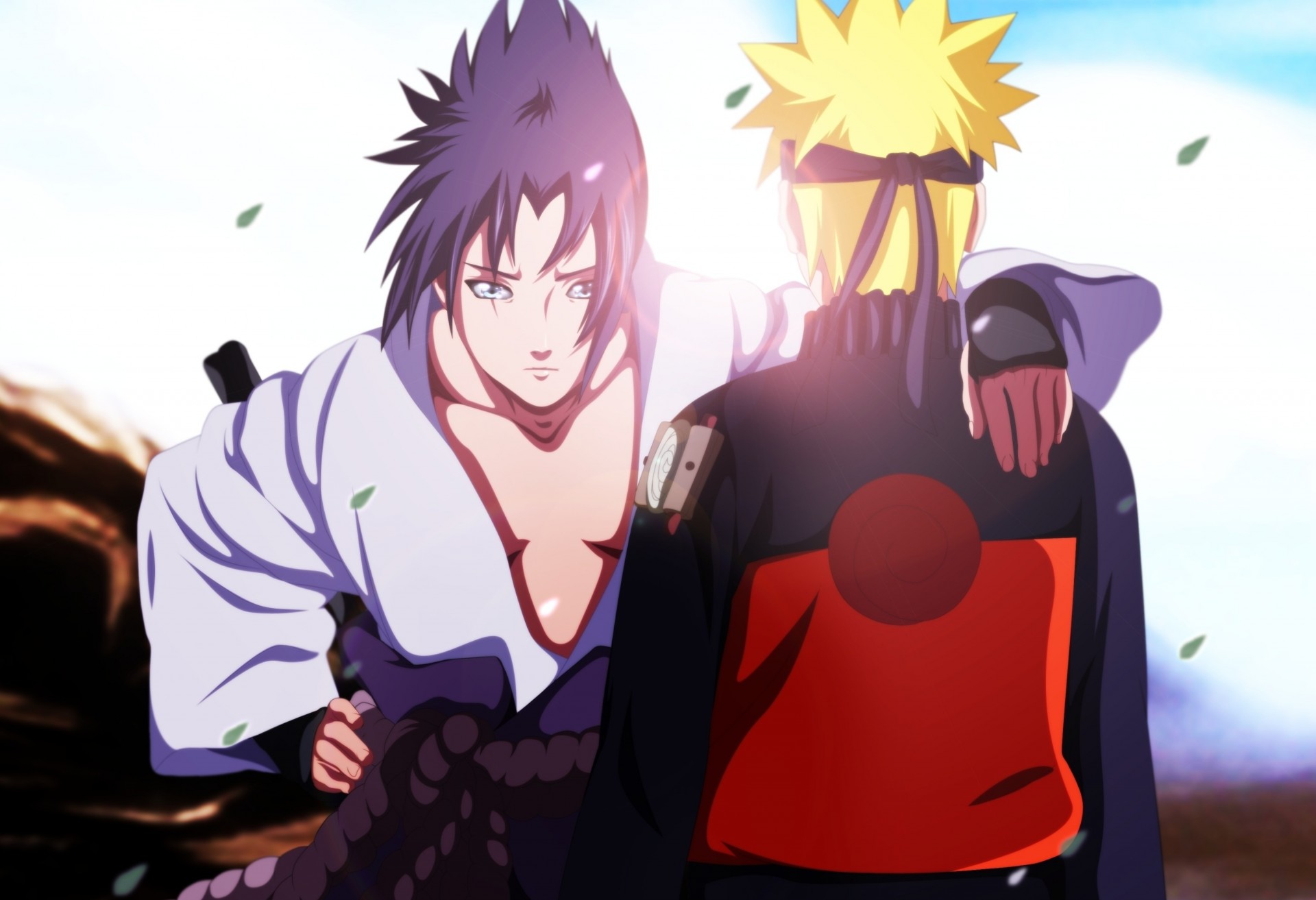 art anime naruto chłopaki naruto uzumaki sasuke deemonwish