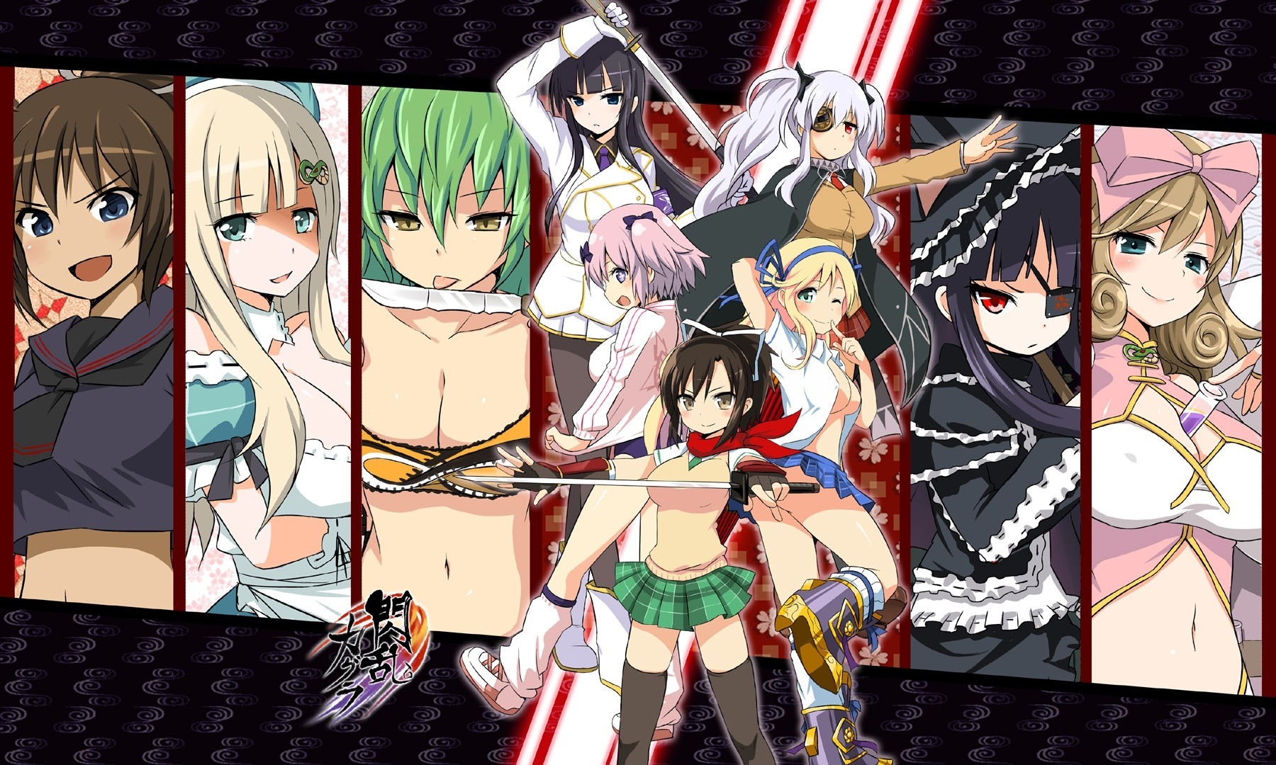 yagyuu senran kagura hibari senran kagura аска homura ikaruga senran kagura кацураги