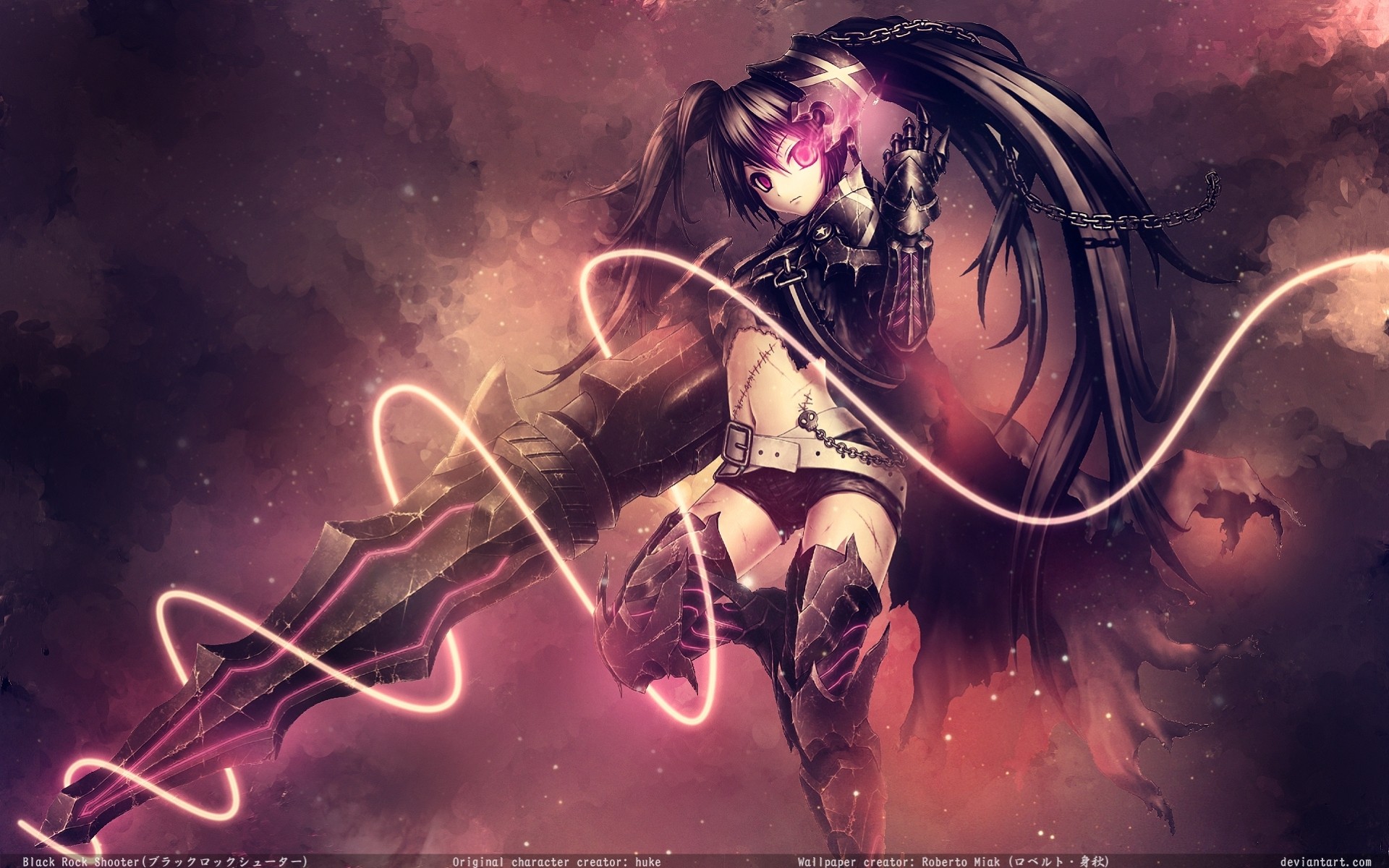 tagme navel crazy black rock shooter