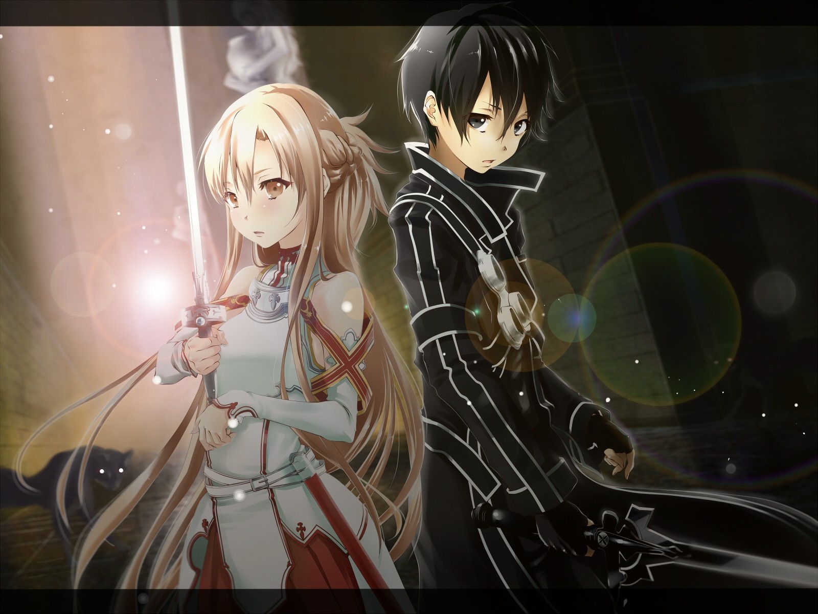 kirigaya kazuto yuki asuna épée arme