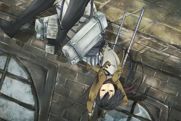 Art Attack Of Titans Mikasa