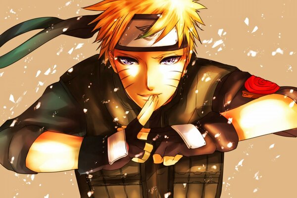 Disegno a mano libera di talento di Naruto