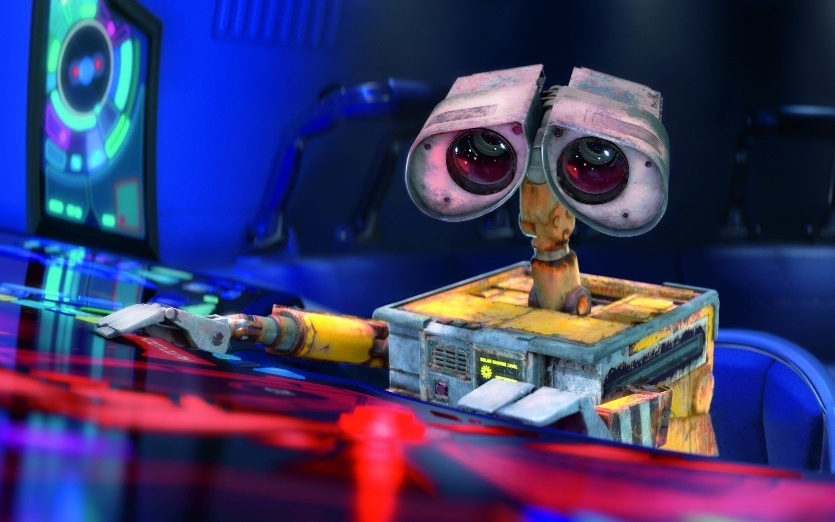 walle occhi senza fondo robot fantascienza film cyborg androidi occhi