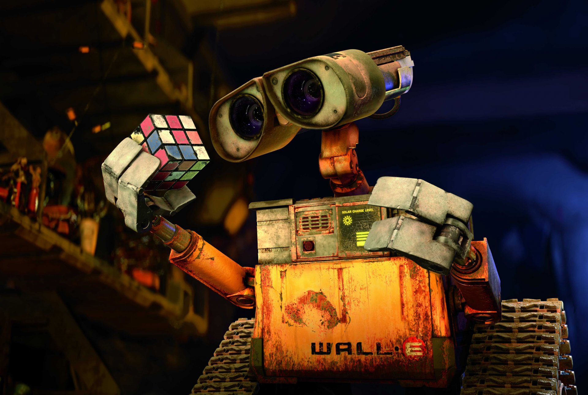 cubo di rubik creazione soul walle fantascienza film cyborg androidi