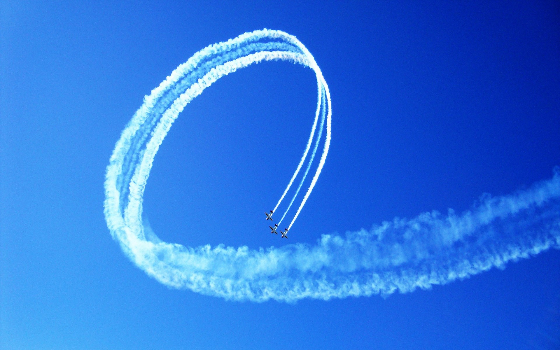 comando acrobacia aérea sincronización