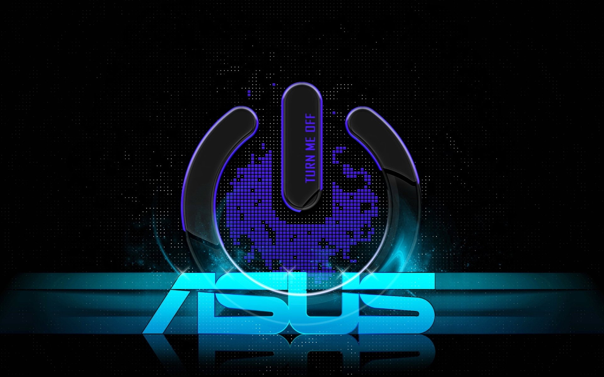 asus tournez-moi logo salut-technologie bleu technologie marque