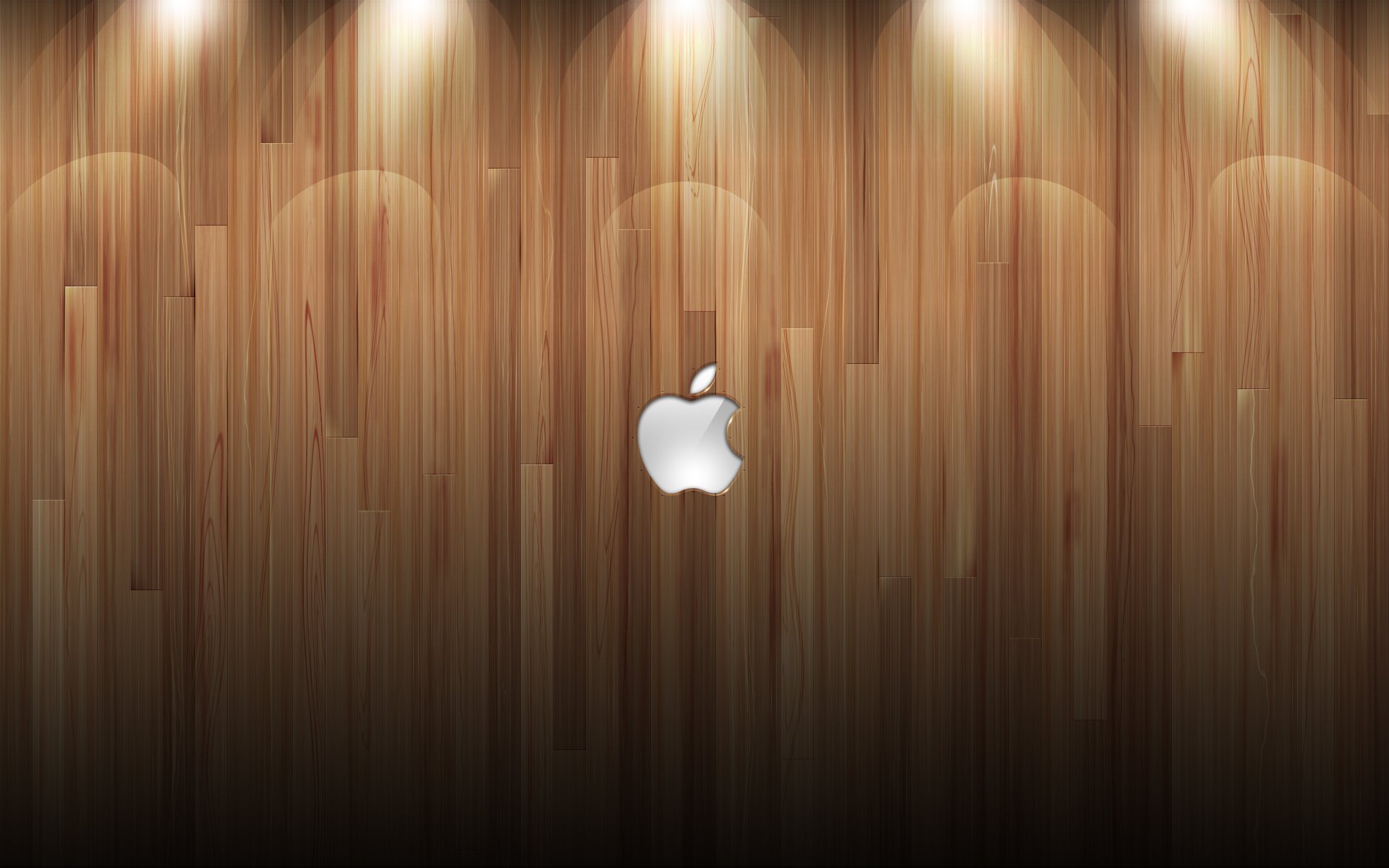 pomme mac arbre logo mur