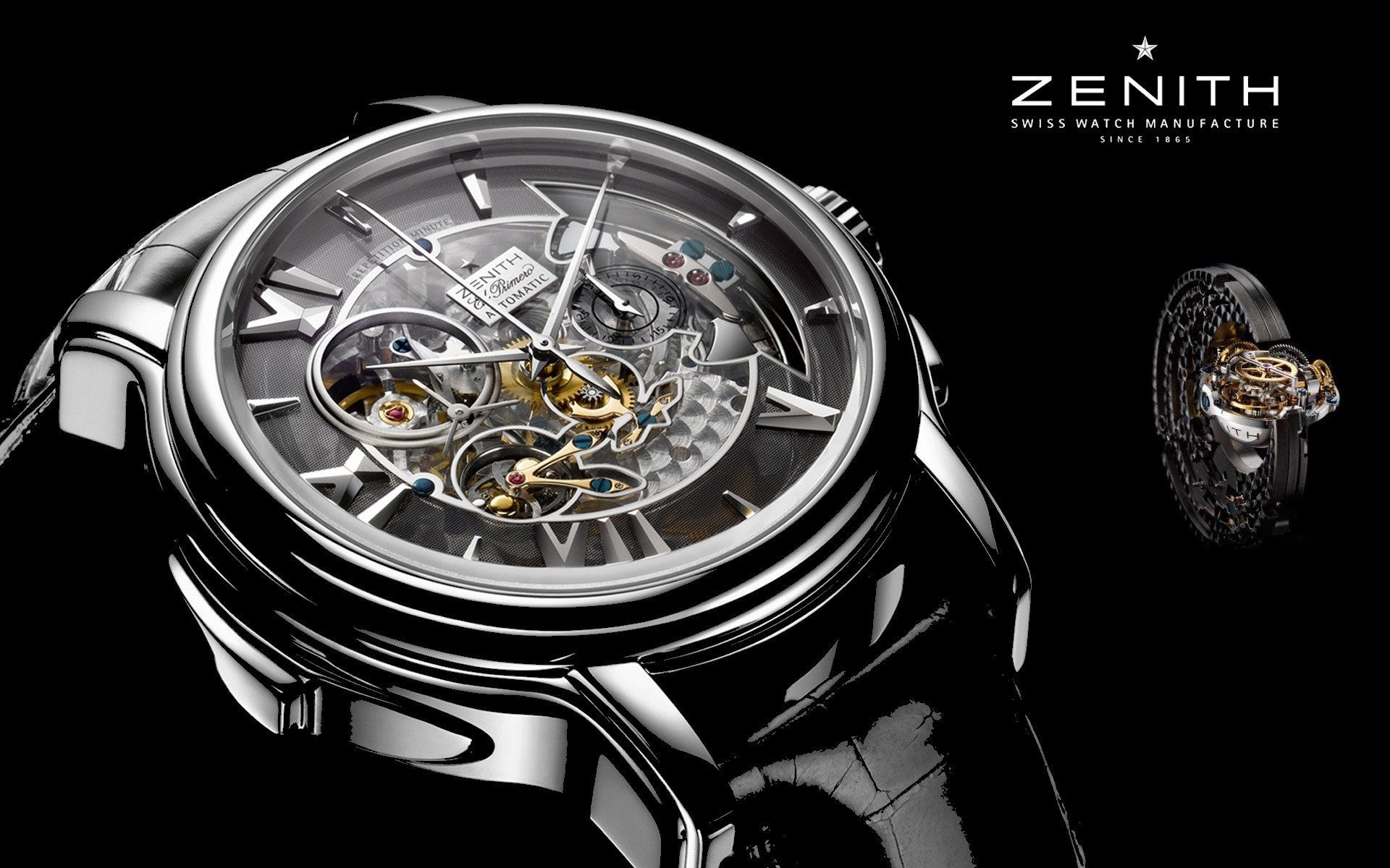 watch zenith black