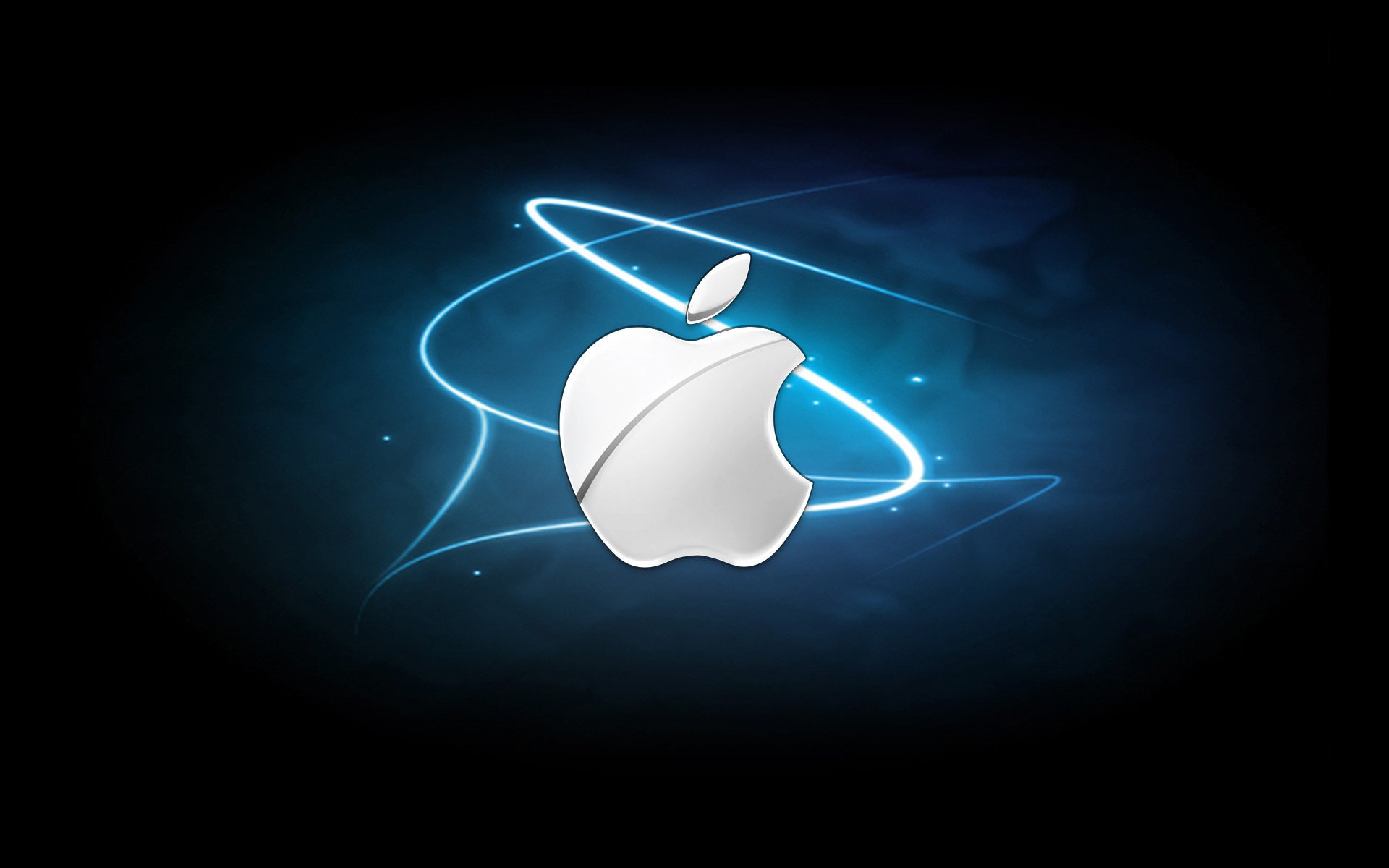 apple mac logo marka linia tło