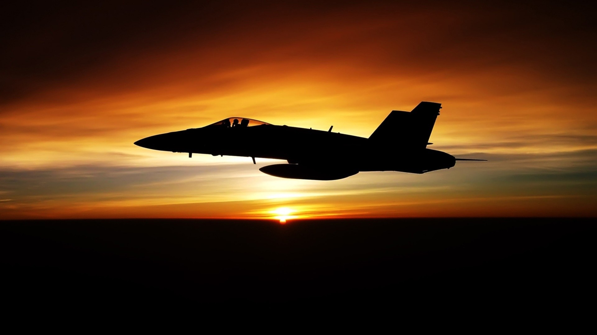 aereo fa-18f aviazione tramonto militare