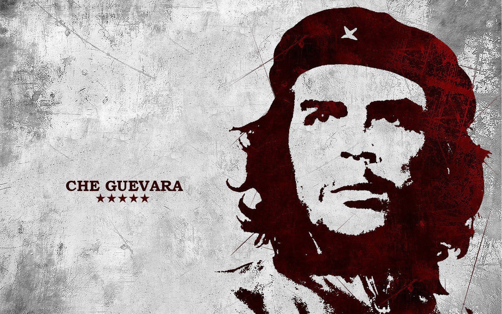 graue wand zeichnung che guevara porträt blick politik augen gesicht