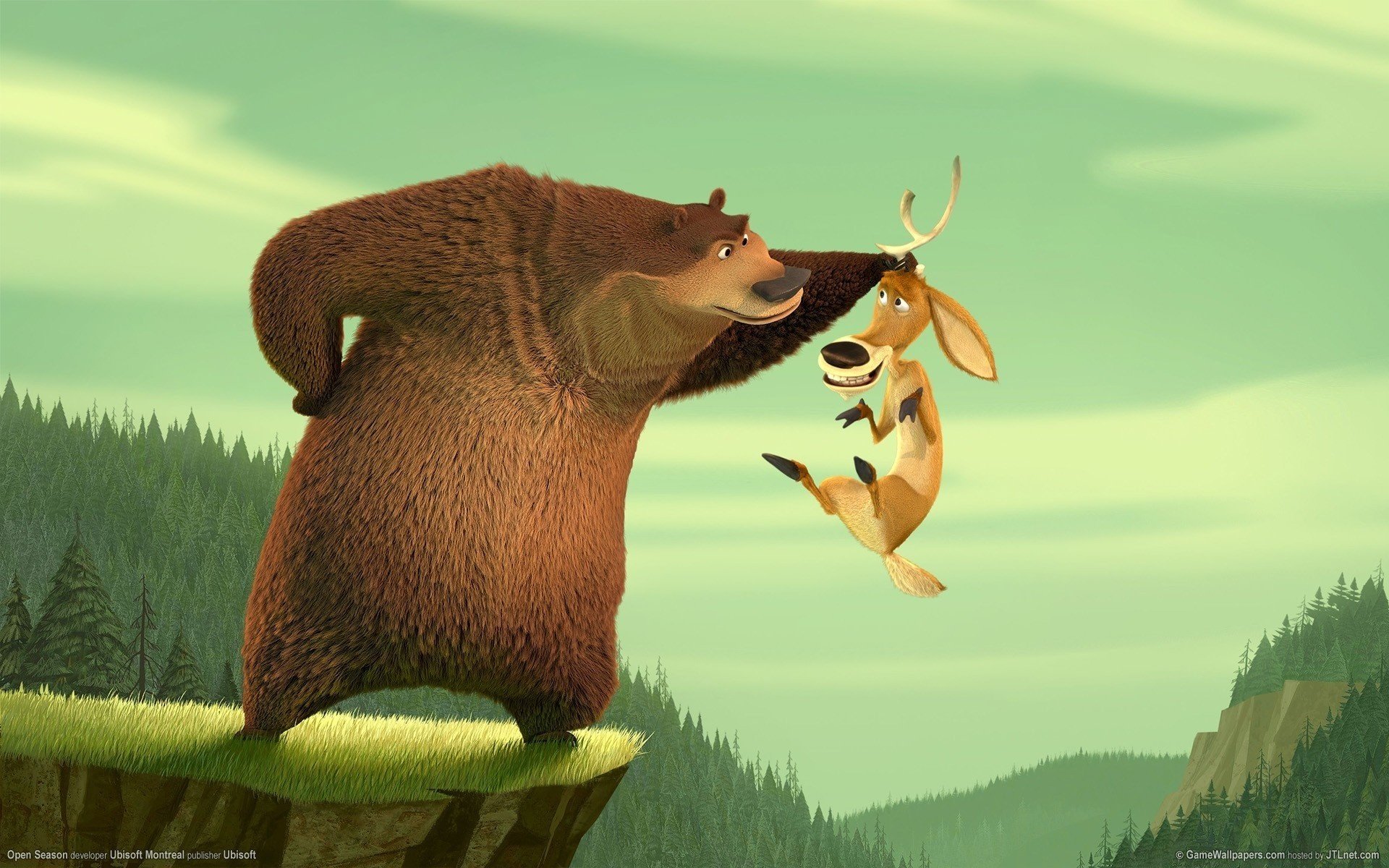 stagione di caccia orso cervo cartoni animati film