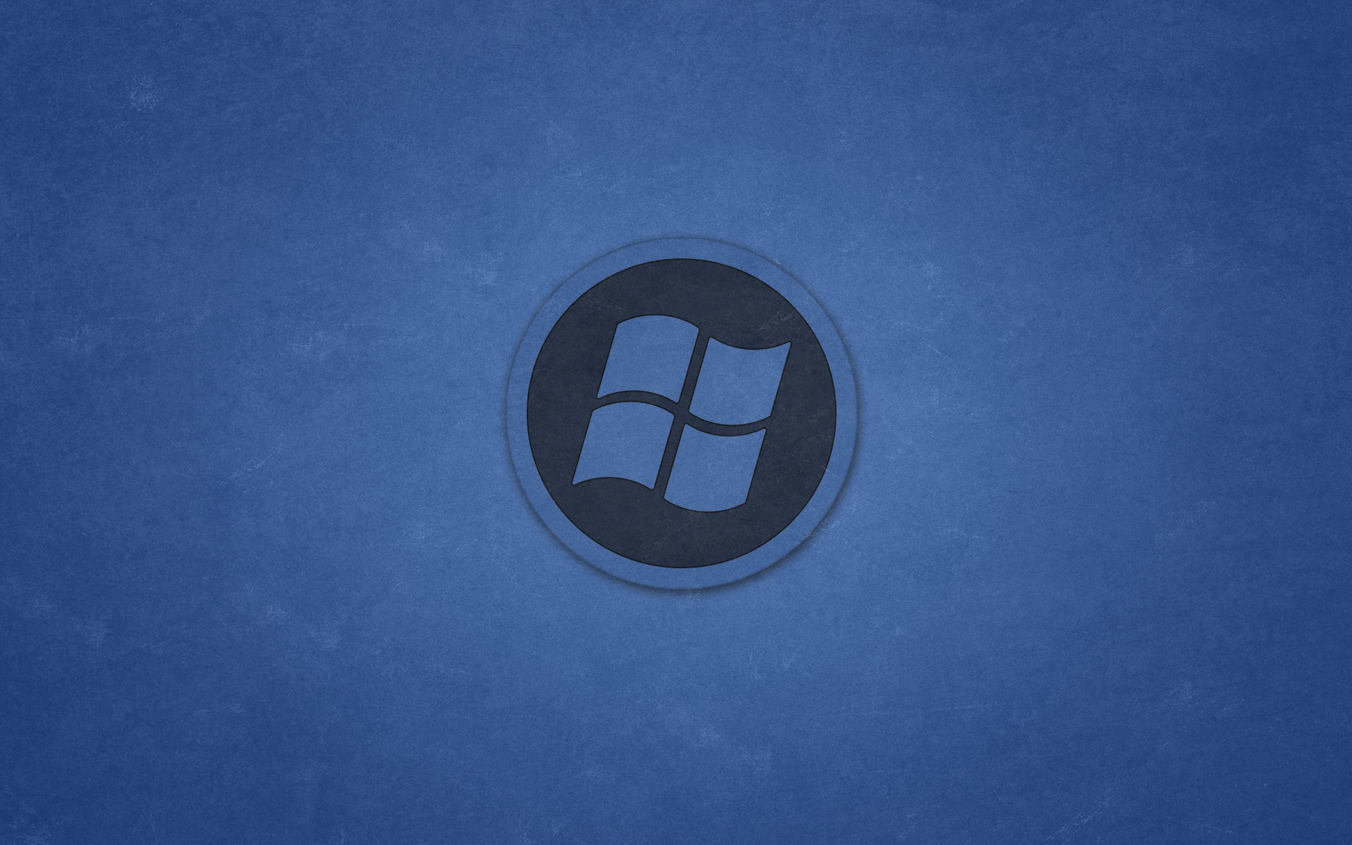 окна лого логотип темноватый фон синий круг винда