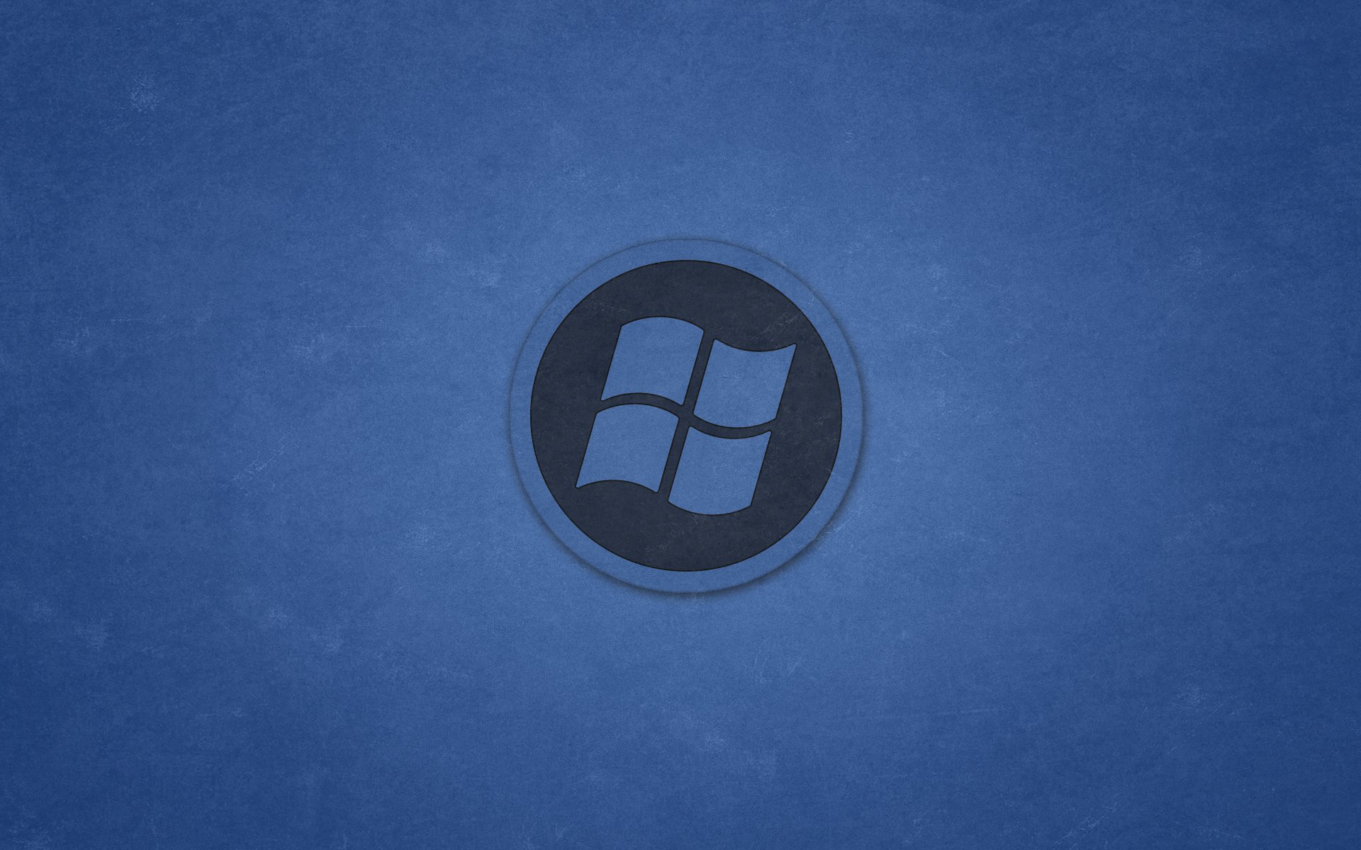 windows logo logo dark background blue circle window