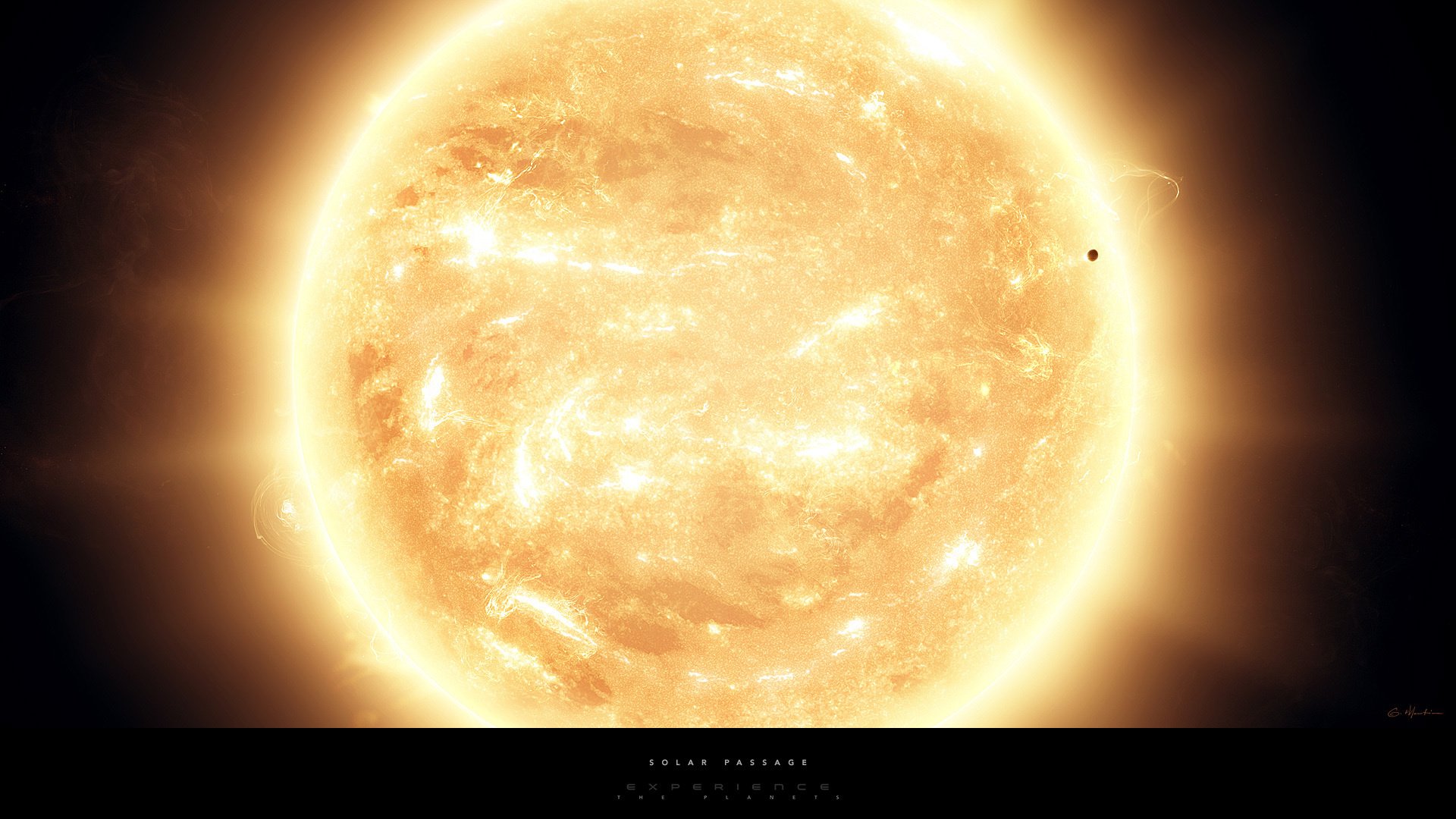 planet des feuers fäden merkur sonne