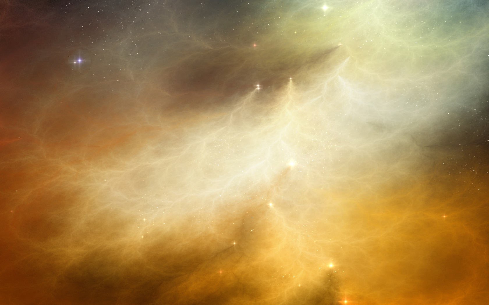 moke fog yellow nebula cosmic fog