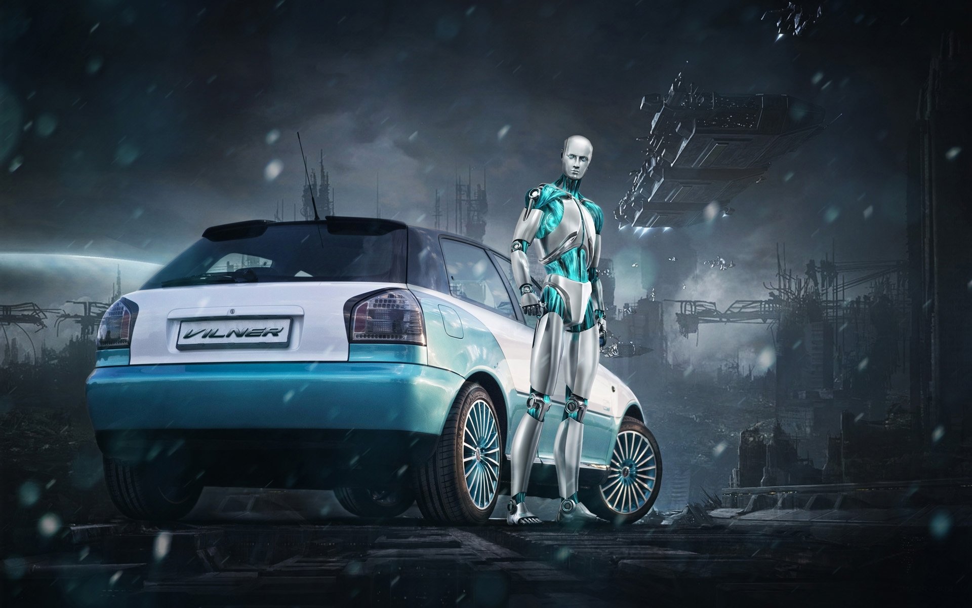 wilner audi a3 eset audi rear view tuning rims robot android background