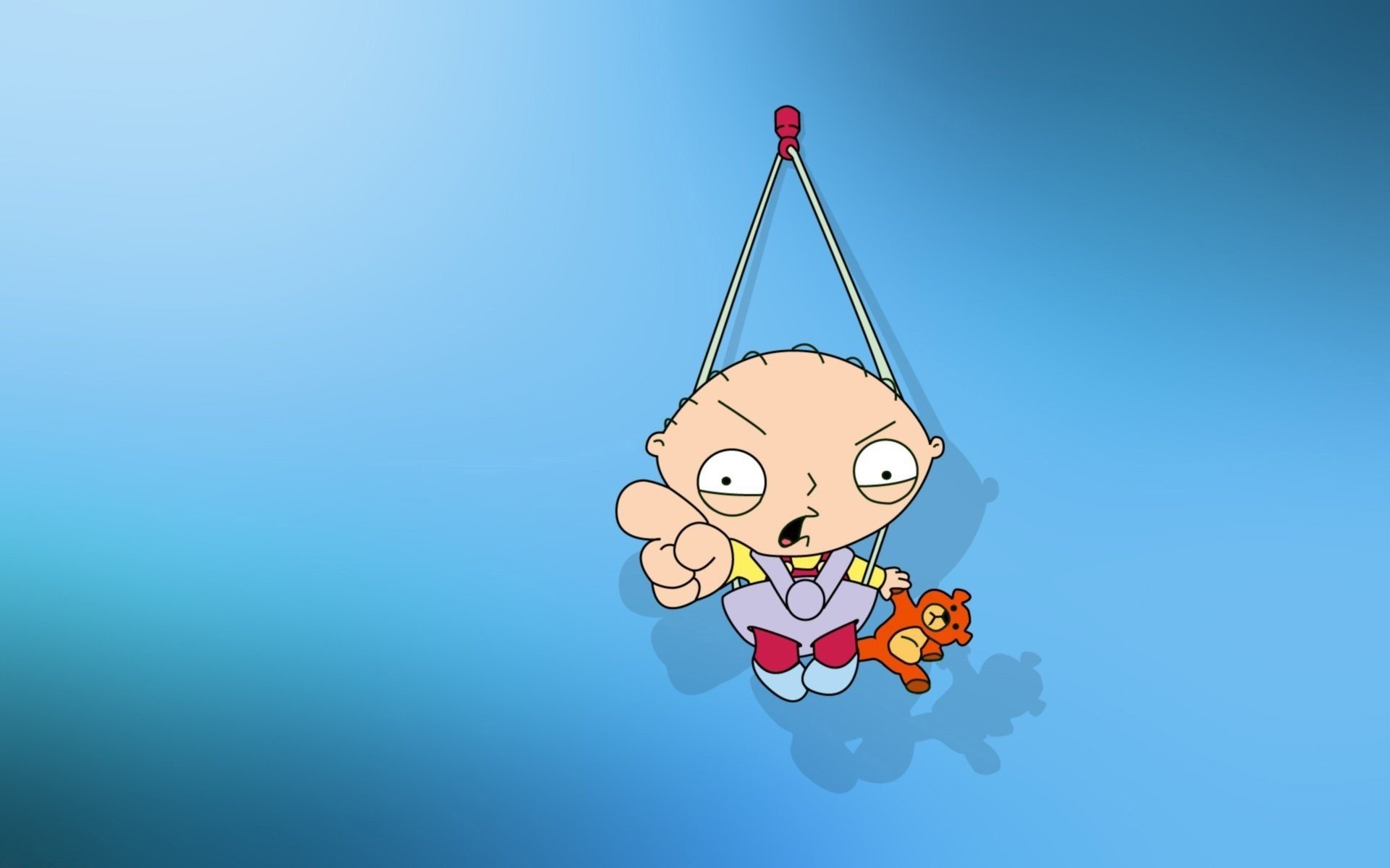 baby stewie teddy bear drawings anime background blue background cartoon shadow hook family guy