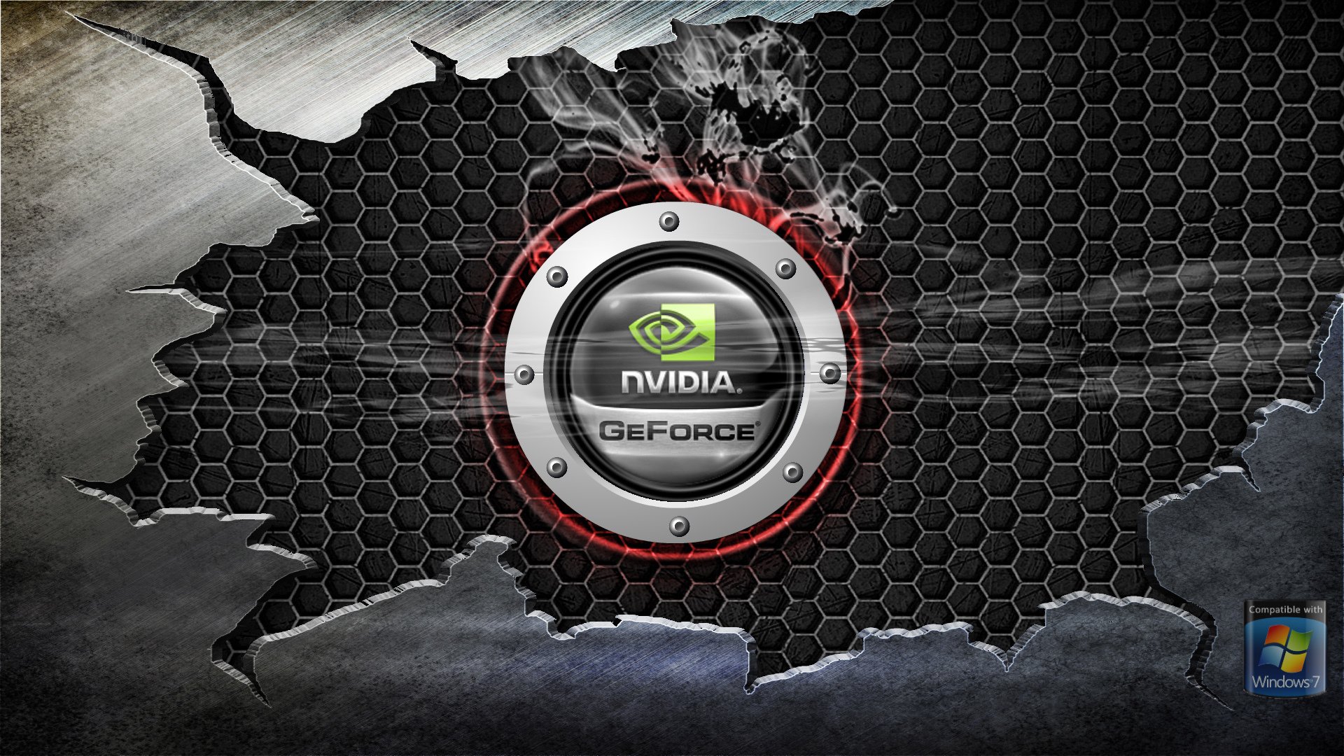 hi-tech nvidia acciaio metallo finestre