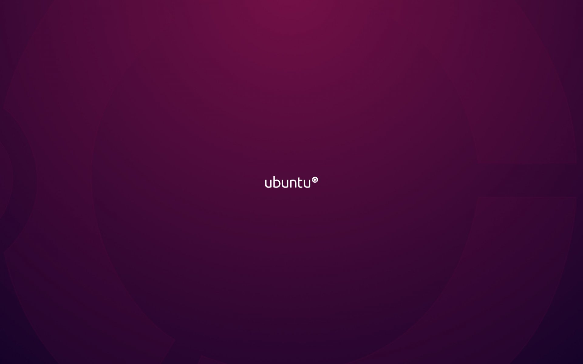 ubuntu linux минимализм фиолетовый