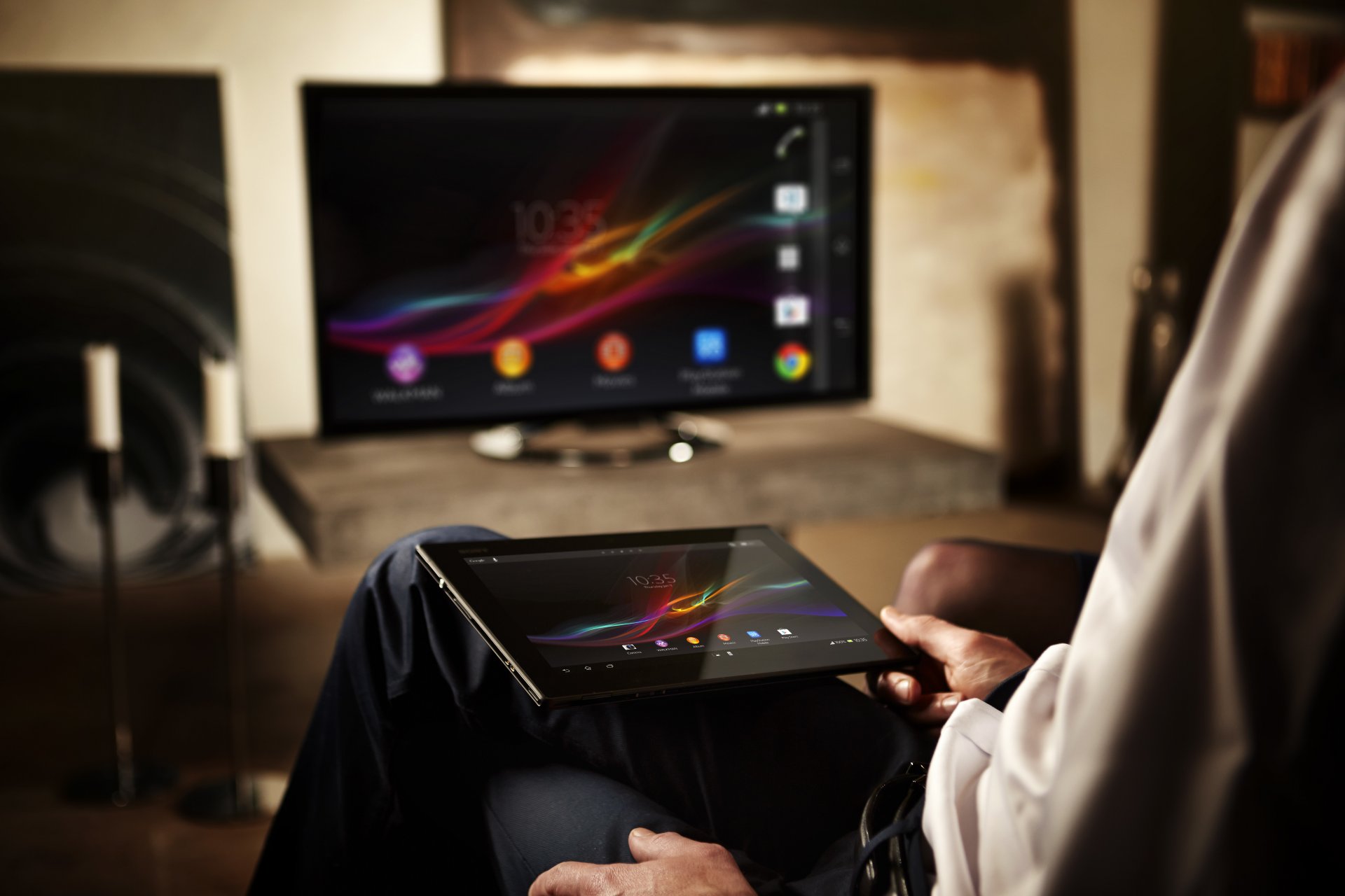 ony xperia tablet z men tv android plate