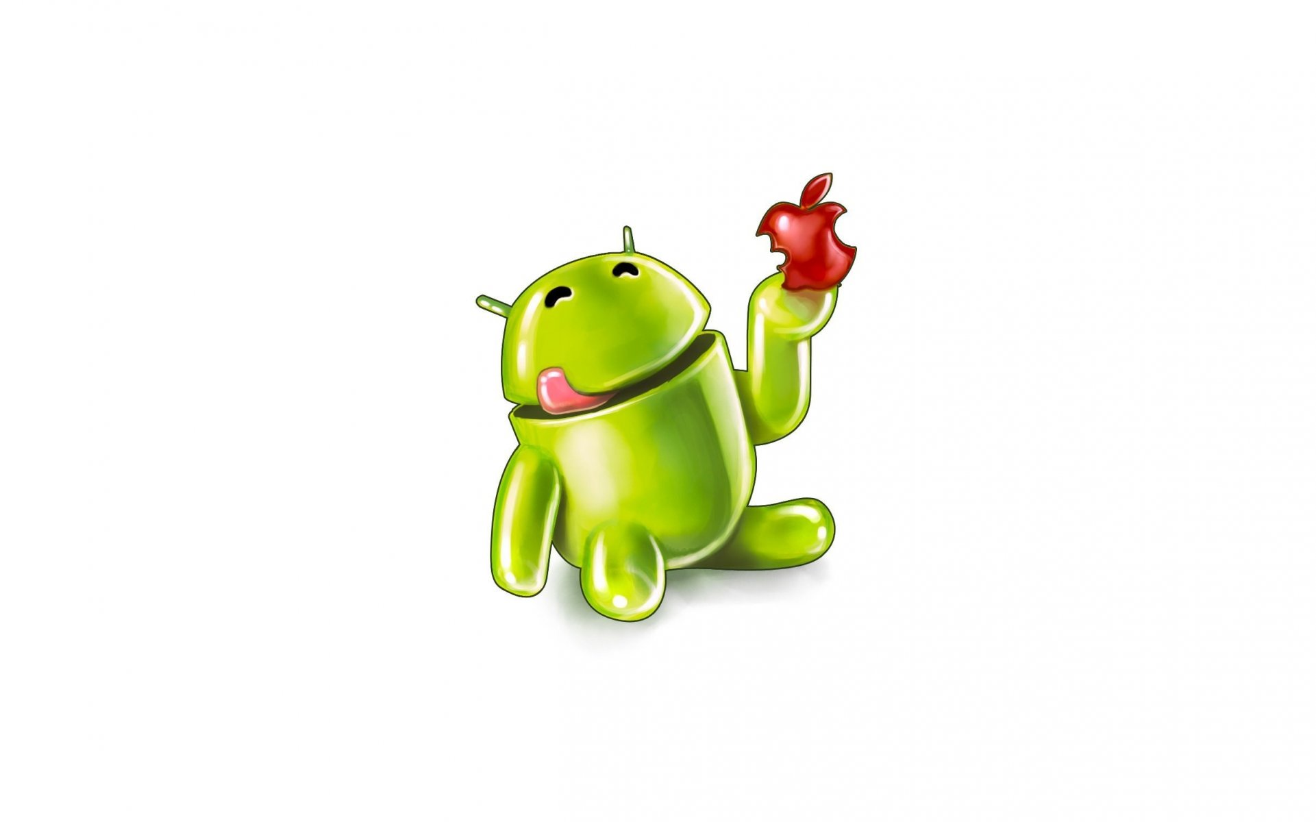 android pomme mange