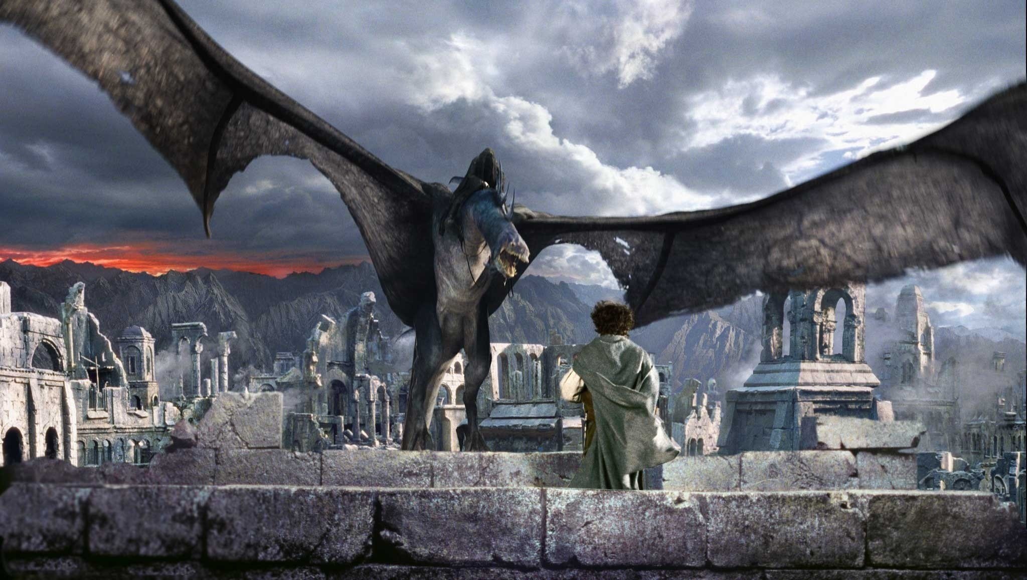 flying creature the lord of the rings guy fiction movie dragon