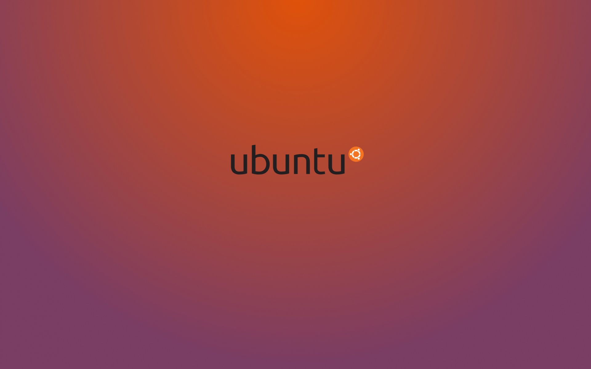 ubuntu linux фон фиолетовые минимализм