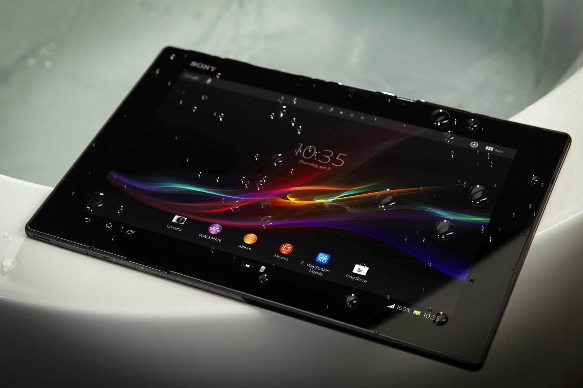 ony xperia tablet z plate