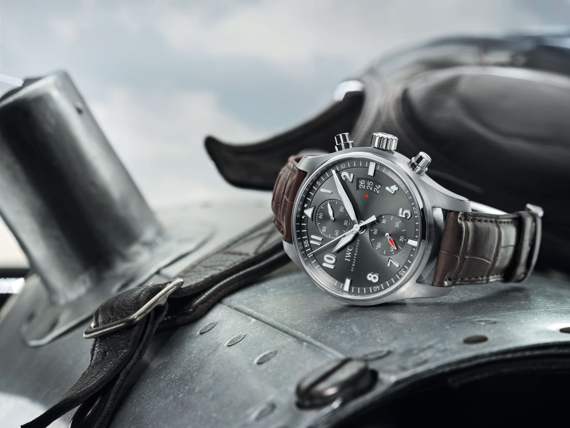 iwc spitfire cronografo aereo casco orologio