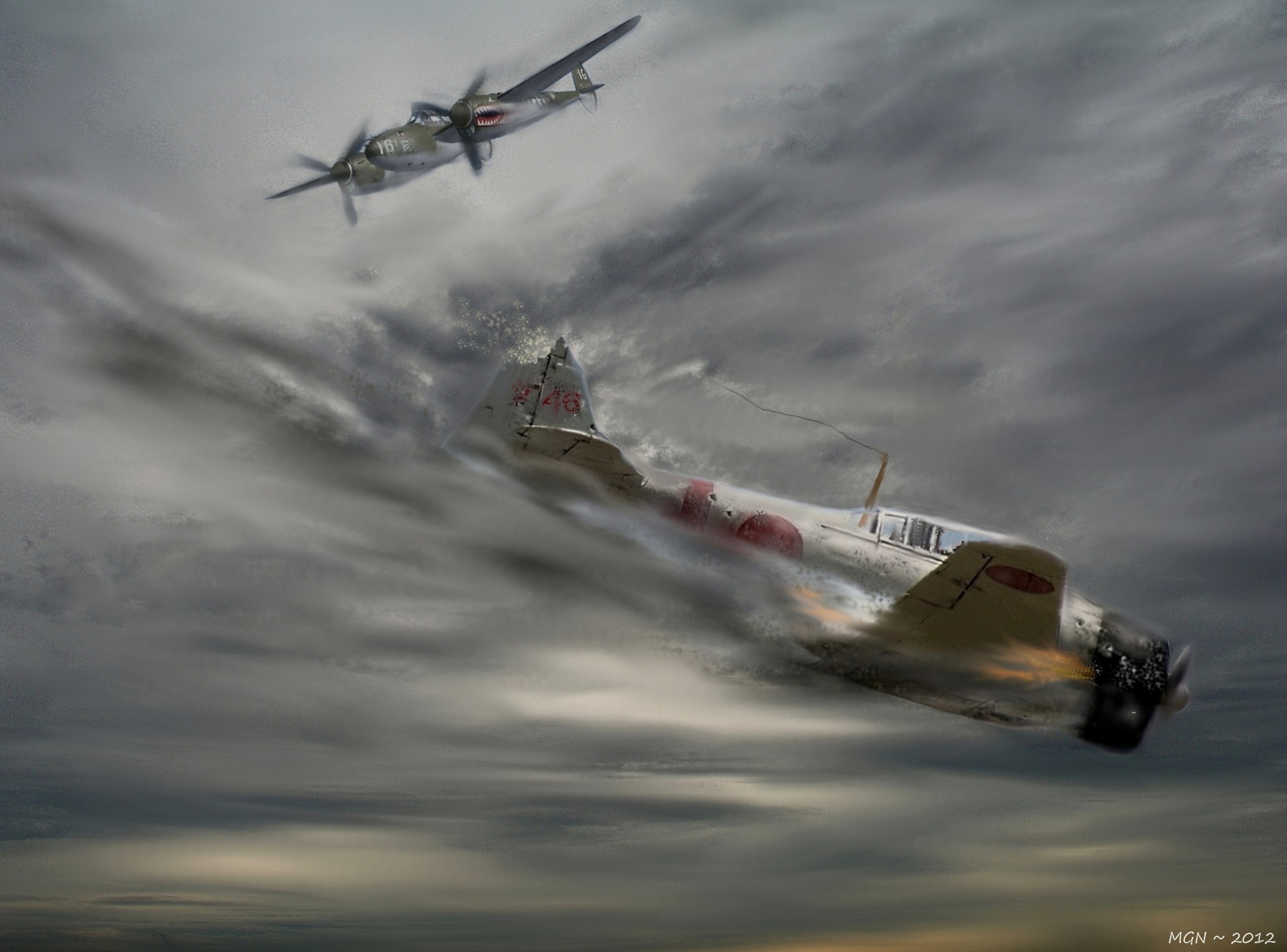 battle art war planes picture