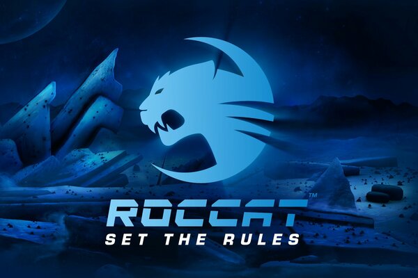 Logotipo de roccst en negro y azul