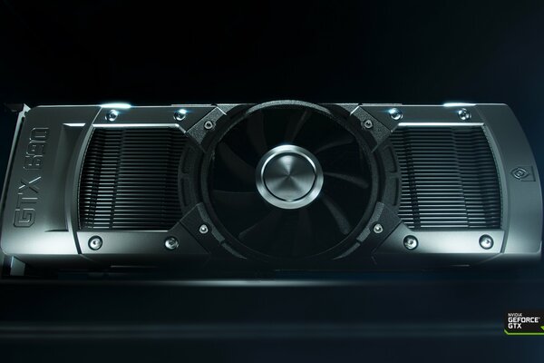 Schwarze nvidia geforce gtx 690 Grafikkarte