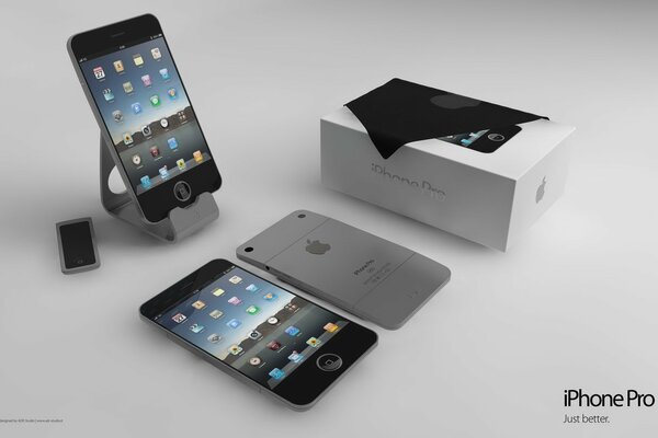 Unboxing iphone con soporte y Caja